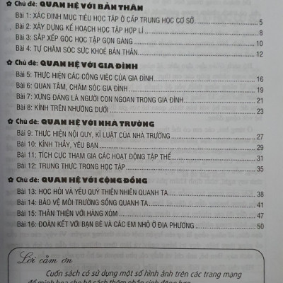 Giáo Dục Đạo Đức, Kỹ Năng Sống Dành Cho Học Sinh 