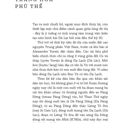 Sách - Đà Lạt, Thành Phố Trong Album