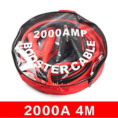 Bộ dây cáp câu bình ắc quy xe hơi, ô tô chiều dài 4m dòng 2000A - Mã 2000AMP
