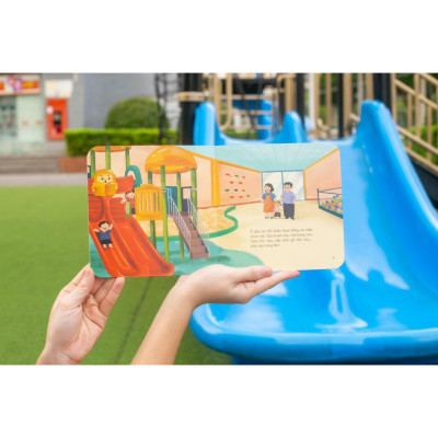 Sách - Bộ Bé học ứng xử 4 cuốn giấy bồi cứng - Lionbooks