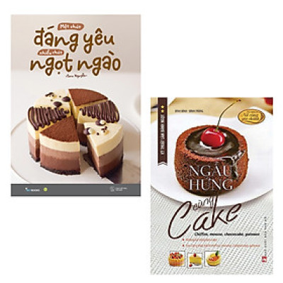 Sách Combo 2 Cuốn Vào Bếp: Một Chút Đáng Yêu Nhiều Chút Ngọt Ngào sky + Ngẫu Hứng Cùng Cake pn