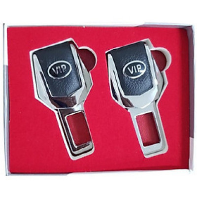 Chốt Dây An Toàn Ô Tô Bọc Da Loại Xịn Có Logo Hãng Xe - Có Video Thật