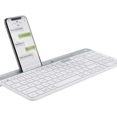 Bàn phím Logitech K580 Slim Multi device - Bluetooth, USB Unifying, Kết nối đa thiết bị - Hàng Chính Hãng - Bảo Hành 12 Tháng [Lỗi 1 đổi 1]