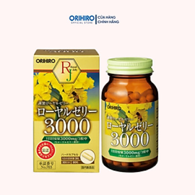 Viên uống sữa ong chúa Royal Jelly 3000mg Orihiro 90 viên/ hộp