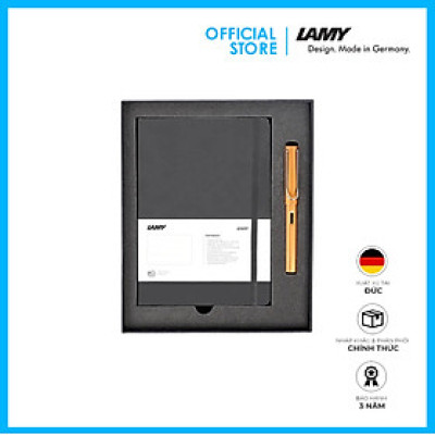 Gift Set Lamy Notebook A5 Softcover Black + Lamy Al-Star Bronze - GSNAl003