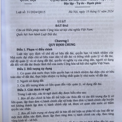 Luật Đất Đai - Luật Nhà Ở - Luật Kinh Doanh Bất Động Sản 