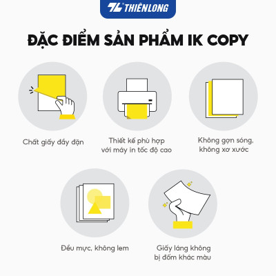 Combo 10 Ream giấy A5 70 gsm IK Copy (500 tờ) - Hàng nhập khẩu Indonesia hàng nguyên thùng tiện lợi hơn