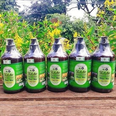 Combo 2 chai Tinh chất dầu gội đầu cô đặc thảo mộc dưỡng tóc MẸ KEN 250ml tặng 1 chai tinh dầu sả chanh Mẹ Ken treo xe