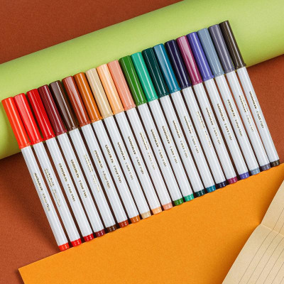 Hộp 20 Bút Lông Màu Rửa Được Washable Fiber Pen - Colokit SWM-C009