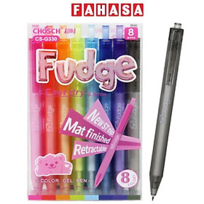 Hộp Bút Gel 8 Màu 0.5 mm - Chosch G330