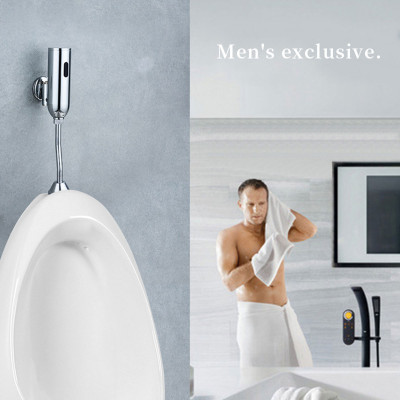 Bộ xả tiểu nam cảm ứng Eurolife EL-A105 (Trắng bạc)