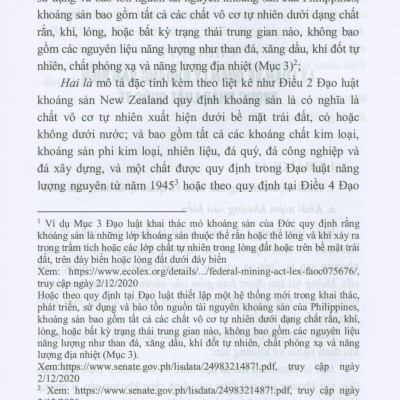 Pháp Luật Quốc Tế Về Quản Lý Tài Nguyên Khoáng Sản Biển Và Thực Tiễn Của Việt Nam