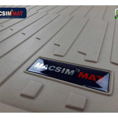 Thảm lót cốp xe ô tô New MAZDA CX30 nhãn hiệu Macsim chất liệu TPV cao cấp màu be (527)