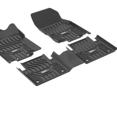 Thảm lót sàn xe ô tô NISSAN X- trail 2013- đến nay Nhãn hiệu Macsim 3W chất liệu nhựa TPE đúc khuôn cao cấp - màu đen