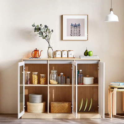 Tủ Bếp Gỗ Công Nghiệp Cao Cấp Với Thiết Kế Hiện Đại Cửa Mở Tiện Lợi TB-18