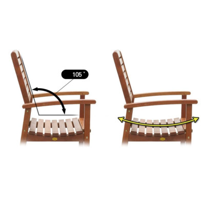 Ghế Bar Takaran Có Tay IBIE NC1028 (55 x 43.5 x 127 cm) - Nâu