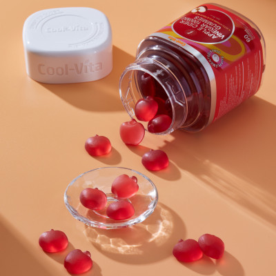 Combo 2 Hộp Kẹo Dẻo Giấm Táo Vitamin B12 Hỗ Trợ Tiêu Hóa, Tăng Cường Miễn DịchCoolvita (60 viên x 3g)/hộp