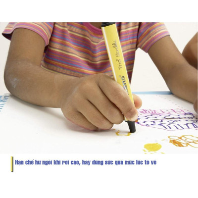 Bút lông màu STABILO Trio Scribbi CLK368 - Đỏ (48)