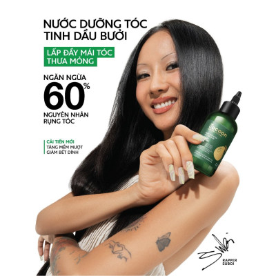 Nước dưỡng tóc tinh dầu bưởi Cocoon 140ml - NEW