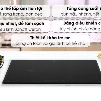 Bếp Từ Âm Electrolux EHI7325BA-HÀNG CHÍNH HÃNG