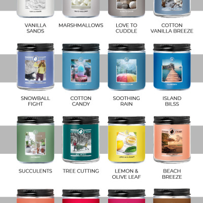 Nến ly Goose Creek (200g) - Cotton Vanilla Breeze