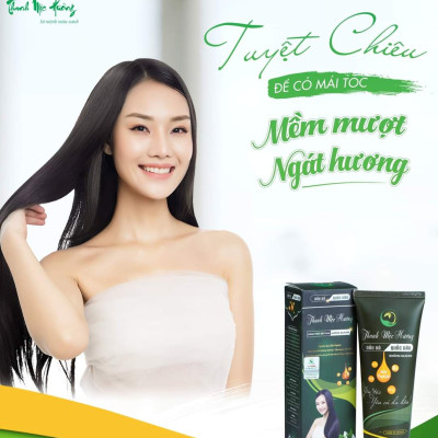 Dầu gội thảo dược dân gian Thanh Mộc Hương sạch gàu mượt tóc phục hồi tóc hư tổn chẻ ngọn 350ml