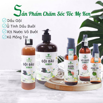 TINH DẦU BƯỞI NGUYÊN CHẤT MẸ KEN- (Kích thích mọc tóc, giảm rụng tóc, suôn mượt) 100ML