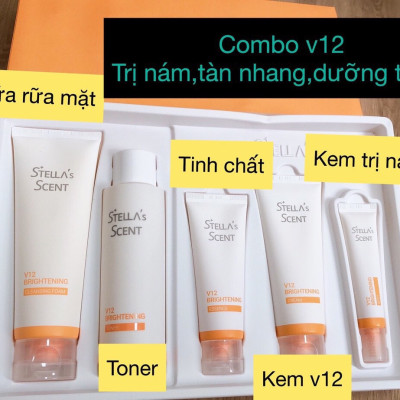Bộ Dưỡng Trắng Da V12 Stella