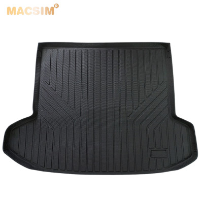 Thảm lót cốp sd xe ô tô Kia Sportage 2022-2024 nhãn hiệu Macsim chất liệu TPE cao cấp màu đen