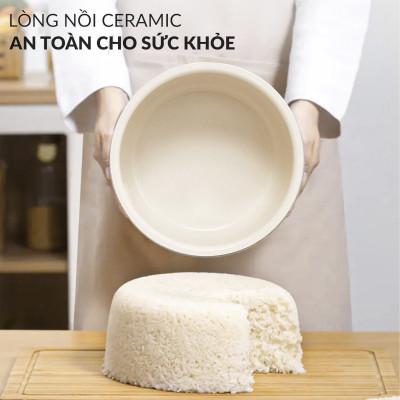 Nồi cơm điện tử ruột gốm sứ Ceramic Hàn Quốc CIM250 dung tích 1.4L, hàng chính hãng