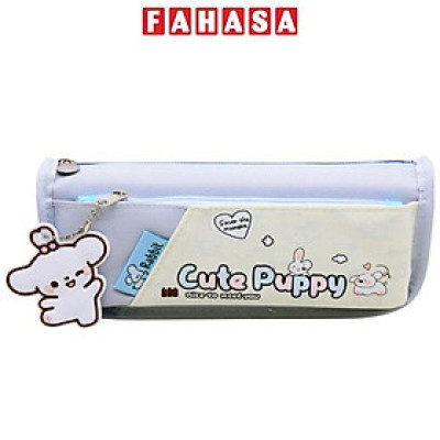 Bóp Viết Vải Cute Puppy - Shunde 9141 - Màu Xanh Dương