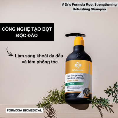 Dầu gội tăng cường chân tóc Dr