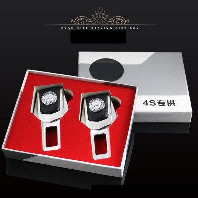 Chốt cài khóa dây an toàn trên ô tô bằng thép có thương hiệu xe 1 chiếc