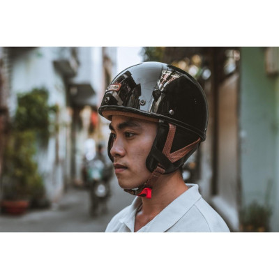 MŨ BẢO HIỂM NỬA ĐẦU BULLDOG PUG - GARA20