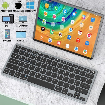 Bàn phím không dây mini W159 - pin sạc - đa kết nối bluetooth 5.0 + 3.0 + Usb wireless 2.4G hàng nhập khẩu