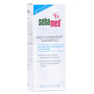 Dầu Gội hỗ trợ Trị Gàu pH5.5 Sebamed Anti-Dandruff Shampoo SSS03C (200ml)