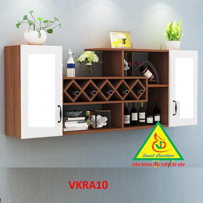 Tủ kệ  trang trí treo tường VKRA10 - Nội thất lắp ráp