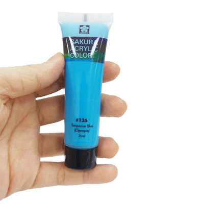 Màu Vẽ Acrylic Sakura 20ml XAC20#135 - Turquoise Blue
