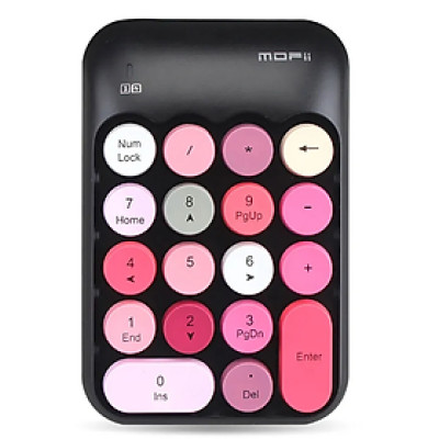 Bàn Phím Số Không Dây Mofii X910 Black (Màu Đen) - Hàng Chính Hãng