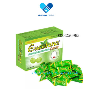 Combo 2 Hộp Kẹo ngậm ho Eucatana - Hộp 100 viên - Tanaphar