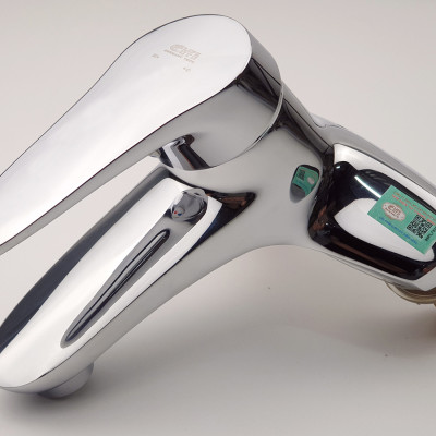 Vòi Lavabo 2 chân nóng lạnh Đồng mạ Chrome Eurolife EL-LOT03-1 (Trắng bạc)