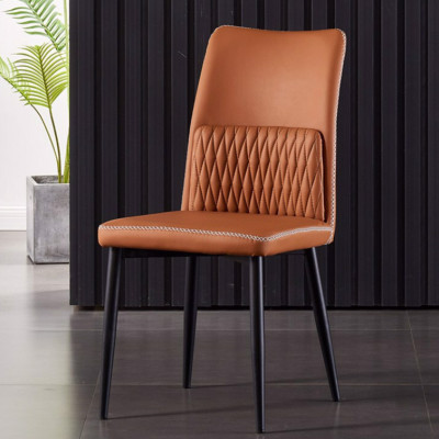 Ghế ăn bọc da Tundo trám giữa sáng tạo kích thước 45 x 46 x 84cm