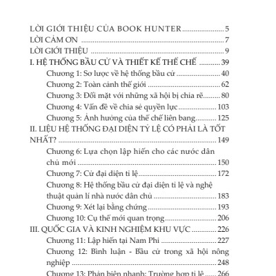 Sách - Các hệ thống bầu cử trên thế giới - NXB Đà Nẵng