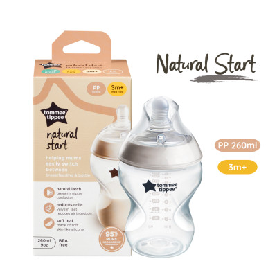 COMBO Ty ngậm Vui Nhộn Tommee Tippee FunFriends 6-18m & Bình Sữa Ty Siêu Mềm Tự Nhiên Tommee Tippee 260ml