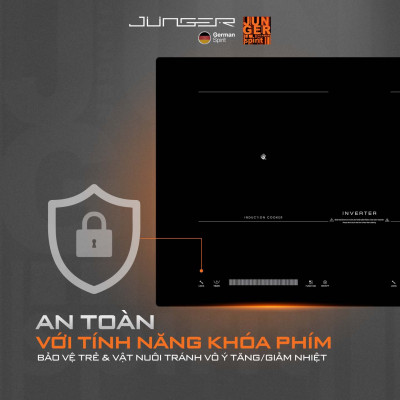 Bếp đôi điện từ hồng ngoại Junger MTD-71 | Công suất 3100W - INVENTER | Bảo hành 36 tháng hàng chính hãng