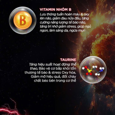 DMAXX thức uống bổ sung vitamin năng lượng không đường DAMODE 91 gói màu đỏ mỗi gói 2,2gr