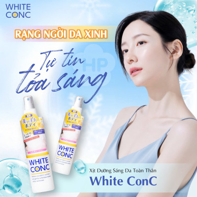 Xịt Dưỡng Trắng Da Toàn Thân White Conc Body Lotion C II 245 mL