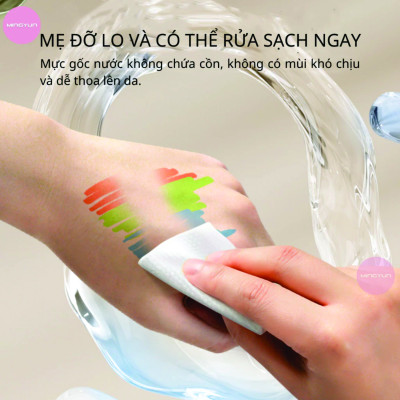 Bộ 60 Bút Màu Acrylic Vẽ Lên Nhiều Chất Liệu Chồng Màu Vẽ Không Lem - Set Bút Màu Vẽ Cho Bé