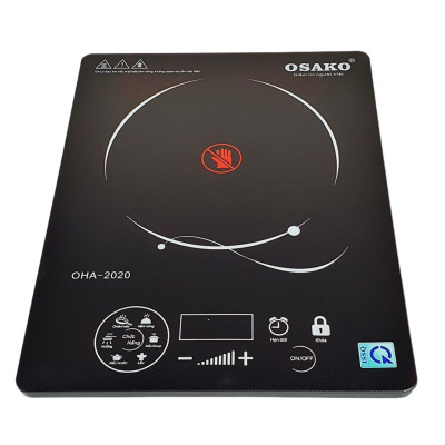 Bếp hồng ngoại đơn không kén nồi, mặt kính ceramic Osako OHA-2020 - Hàng chính hãng