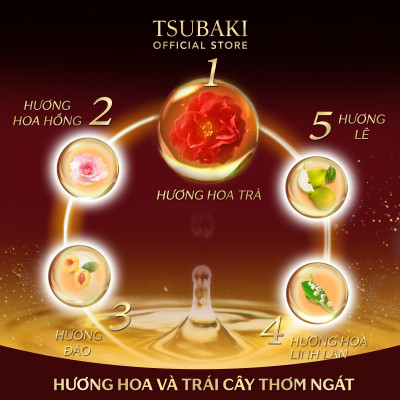 Bộ Đôi TSUBAKI Dưỡng Tóc Bóng Mượt (490ml/chai)